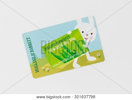 London / Uk -september 7th 2019 - Holland And Barrett Customer Rewards Card. Holland & Barrett Is A 
