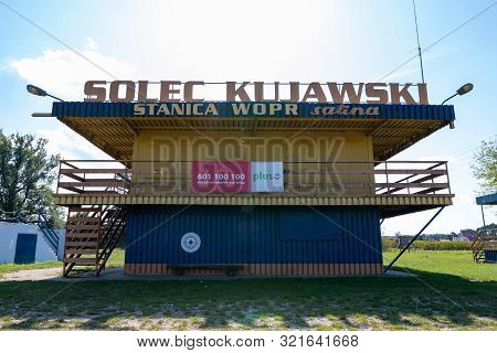 Solec Kujawski, Kuyavian-pomeranian Voivodeship / Poland - September, 11, 2019: Old Abandoned Marina