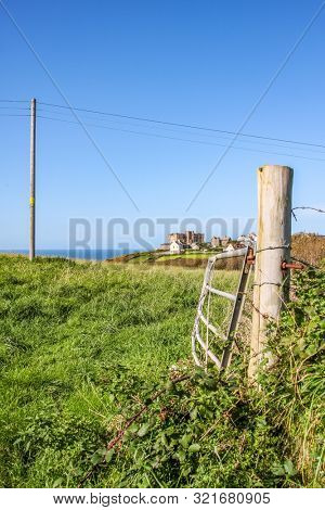 A photography of a cornwall landscape scenery