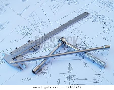 Strumenti di ingegneria su disegno tecnico