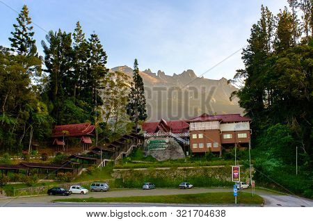 Ranau,sabah-mac 11,2016:view Of The Kinabalu National Park With Background Of Mount Kinabalu At Rana