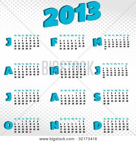 2013 Calendar