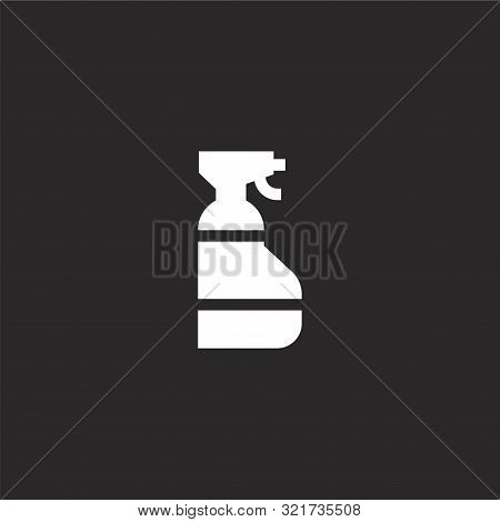 Window Cleaner Icon. Window Cleaner Icon Vector Flat Illustration For Graphic And Web Design Isolate