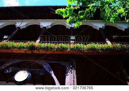 Beautiful Architecture Of The Ancient City Of Bucharest, Capital Of Romania