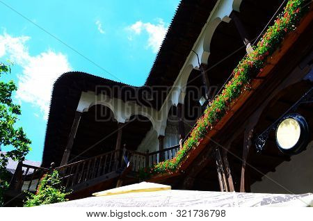 Beautiful Architecture Of The Ancient City Of Bucharest, Capital Of Romania