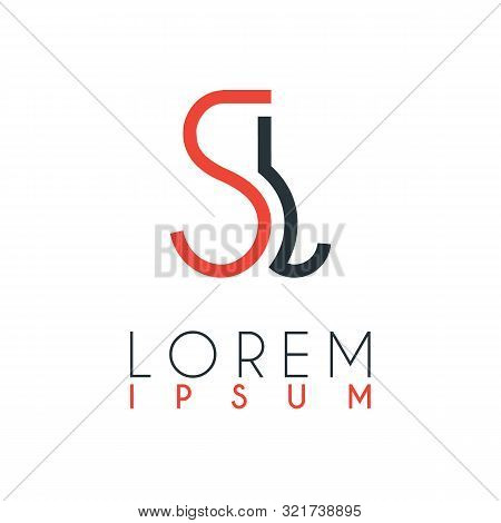 The Logo Between The Letter S And Letter J Or Sj With A Certain Distance And Connected By Orange And