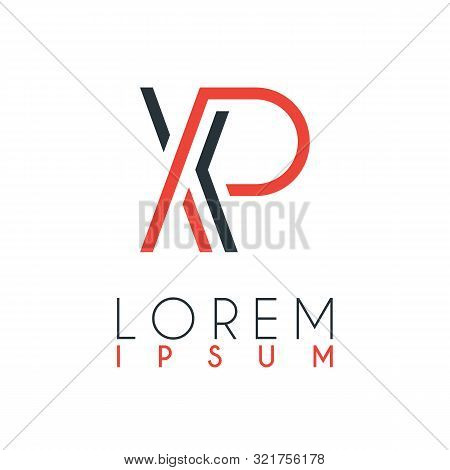 The Logo Between The Letter X And Letter P Or Xp With A Certain Distance And Connected By Orange And