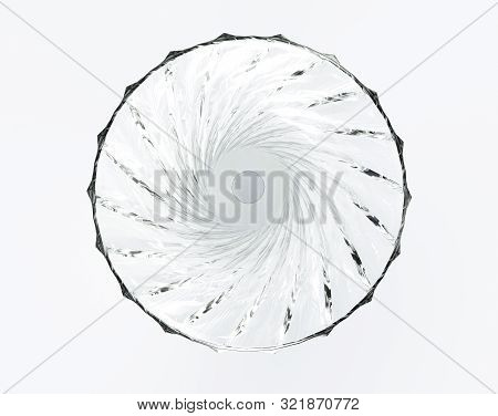 Ceramic Vase Isolated On White Background, 3d Rendering
