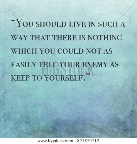 Wise quote by ancient Roman stoic philosopher Seneca against textured background