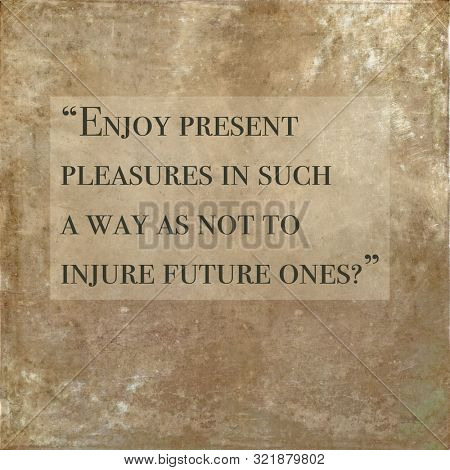 Wise quote by ancient Roman stoic philosopher Seneca against textured background