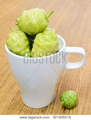 Vegetable And Herb, Noni, Morinda Citrifolia, Great Morinda, Indian Mulberry, Beach Mulberry Or Chee