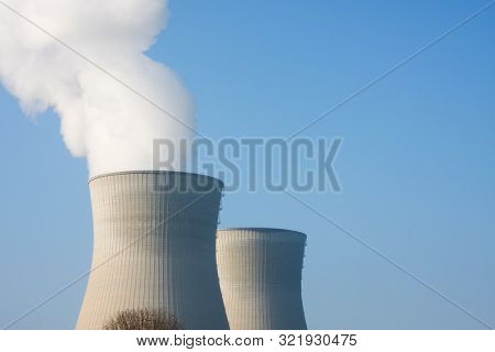 A photography of the nuclear power at Germany Gundremmingen