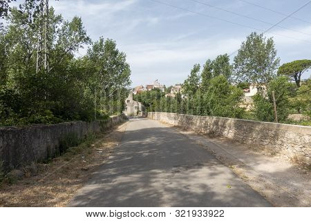The August Road As It Passes Through The Senia