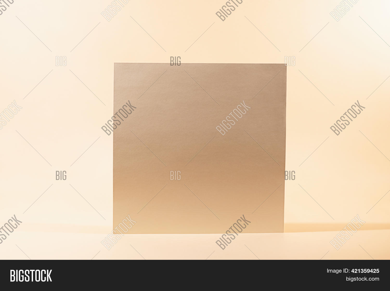 Gold Paper Sheet Blank Image & Photo (Free Trial) | Bigstock
