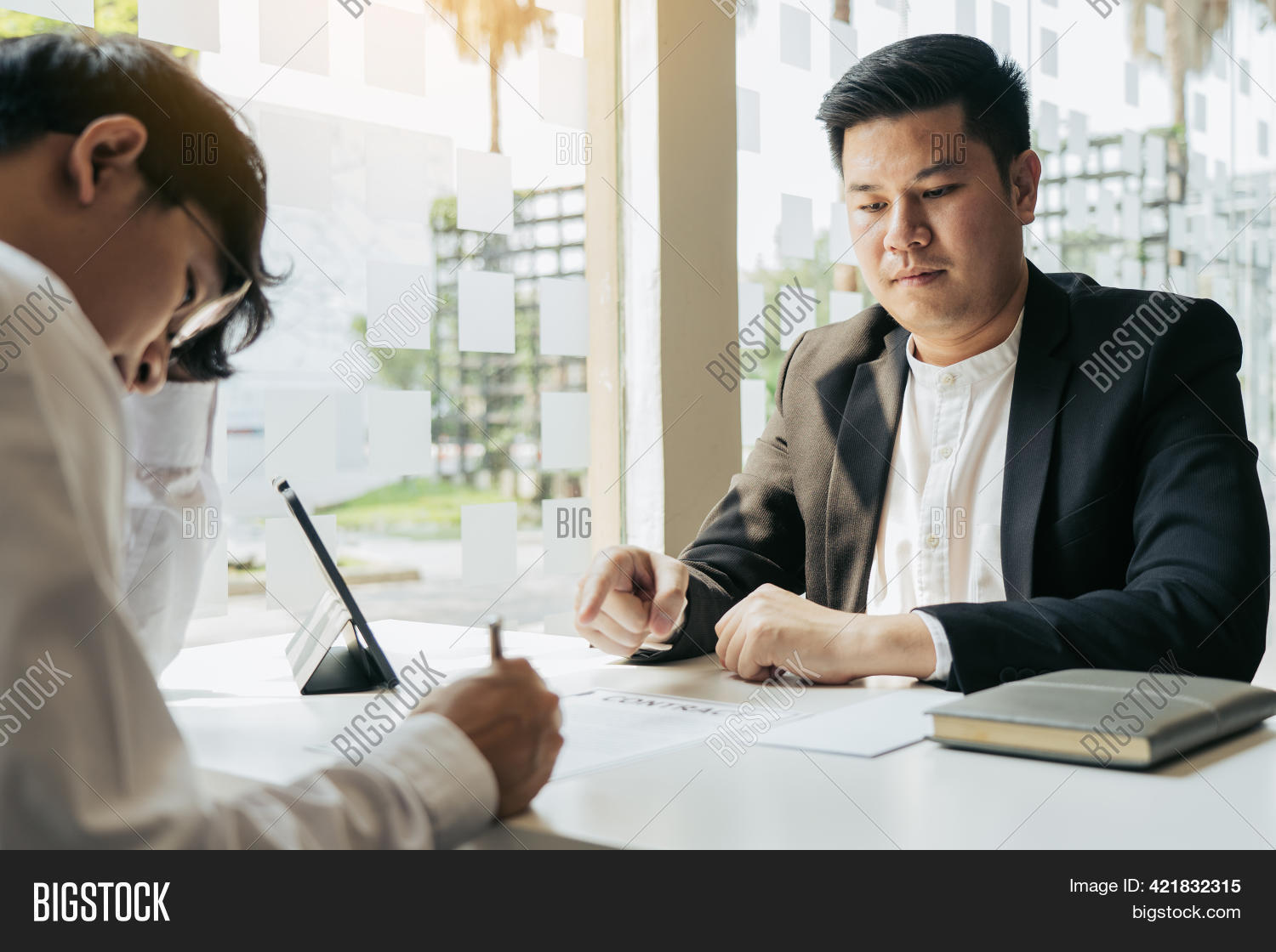 Male Manager Talking Image & Photo (Free Trial) | Bigstock
