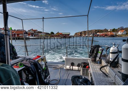 April 17, 2021 - Hamburgsund, Sweden: This Picturesque Fishing Village On The Swedish West Coast Are
