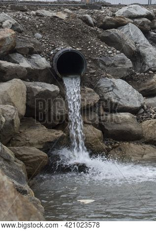 Water Pipe Or Tube In Hydraulic Engineering