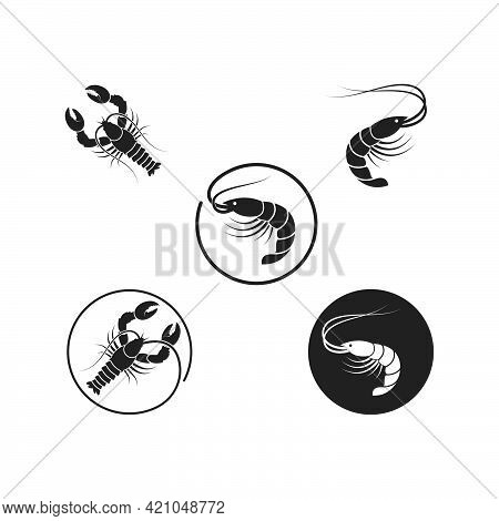 Lobster Icon Vector Illustration Design