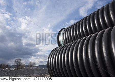 Water Pipe Or Tube In Hydraulic Engineering
