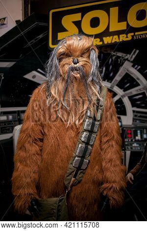 Kiev, Ukraine - May 20, 2018: Comic Con, An Annual Festival Of Geek Culture In Kiev, Ukraine. Cospla