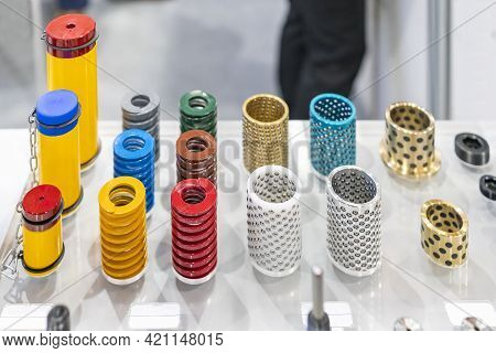 Various Equipment Part Such As Spring Oilless Or Oil Free Bush Cylinder Stroke End Block Set Ball Re