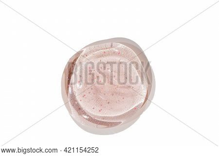 Cosmetic Transparent Gel, Serum Swatches. Gel Scrub. Full Makeup Remover, Energizing Face. Skincare 