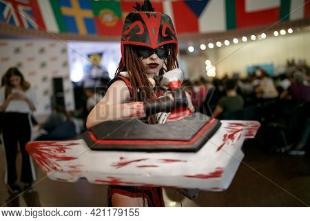 Kiev, Ukraine - June 1, 2019: Comic Con, An Annual Fandom Festival In Ukraine.