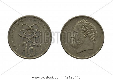 10 Řecká drachma