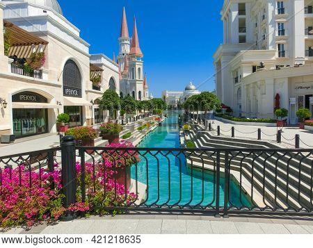 Goynuk, Antalya, Turkey - May 11, 2021: People Resting At Seven Seas Hotel Life Ultra All Inclusive 