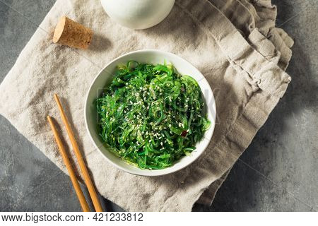 Homemade Healthy Korean Miyeok Muchim Seaweed Salad