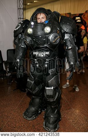 Kiev, Ukraine - June 1, 2019: Kiev Comic Con, An Annual Fandom Festival In Ukraine. Festival Of Comi