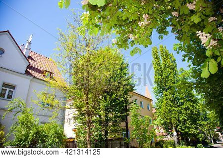 View Of The Kaliningrad, Russia. Blue Sky.
