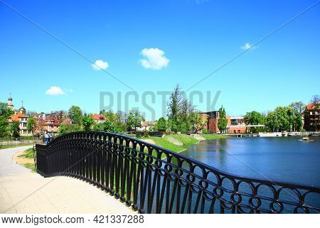 View Of The Kaliningrad, Russia. Blue Sky.