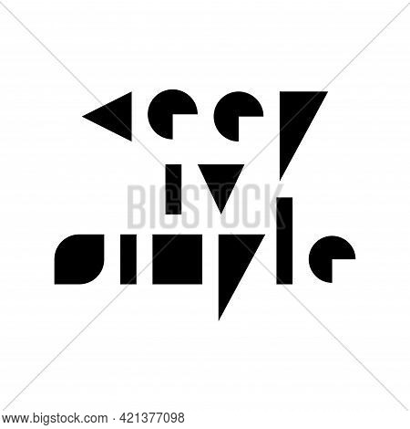 Keep It Simple. Vector Composition Minimalistic Font Style