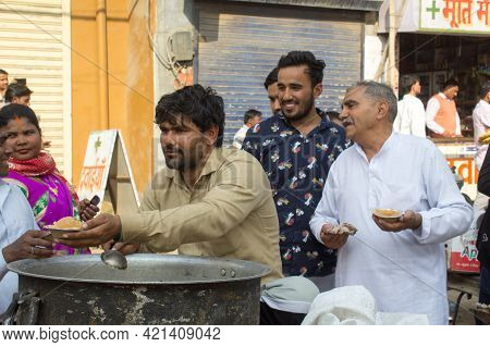 New Delhi, India - December 07, 2020 : Farmers Are Protesting Against The New Farm Laws In India, Fa