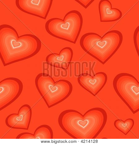 Nahtlose Valentine Muster