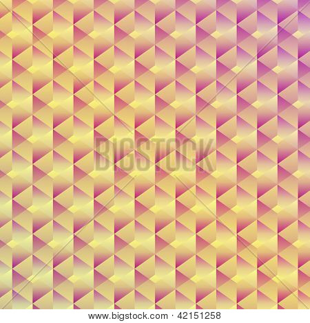 Abstract Seamless Geometric Cubic Background