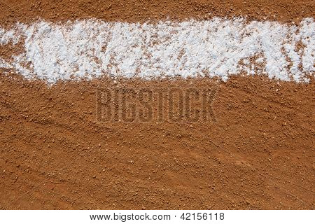野球の内野チョーク ラインとコピーとスポーツのバック グラウンド
