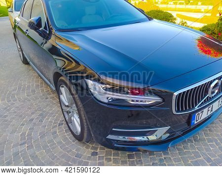 Antalya, Turkey - May 11, 2021: Volvo Car Parked At Street
