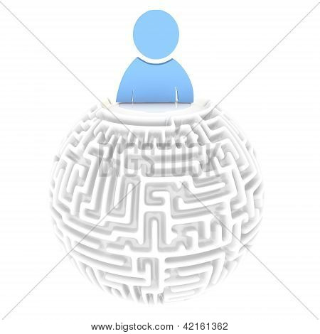 tricky mand piktogram