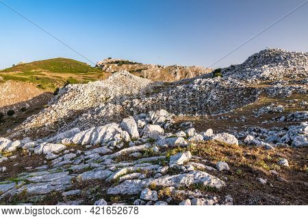 View Of Rocca Del Crasto Near Alcara Li Fusi Town In The Nebrodi Park, Sicily