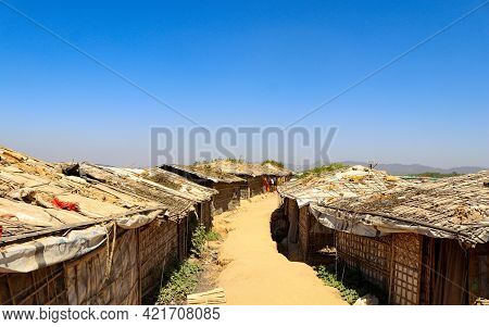 Inside Rohingya Refugee Camp At Ukhia In Cox's Bazar, Bangladesh