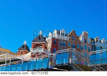 Kemer, Antalya, Turkey - May 11, 2021: Orange County Resort Hotel Kemer 5 Stars At Kemer, Antalya, T