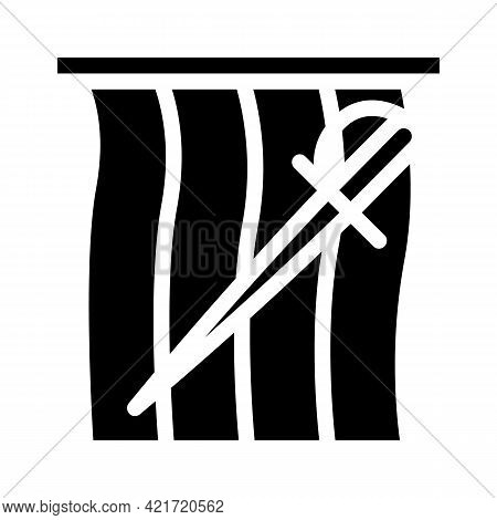 Bullfighting Spain Glyph Icon Vector. Bullfighting Spain Sign. Isolated Contour Symbol Black Illustr