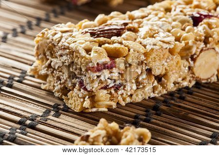 Organic Almond And Raisin Granola Bar
