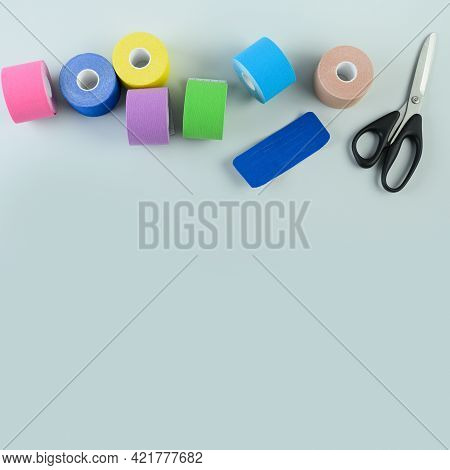 Rolls Kinesiology Tape For Applique For Lymph Outflow.