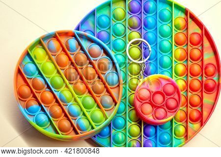 Push Pop Bubble Flexible Fidget Sensory Toy Provide Discharge And Are Good For The Development Of Ki