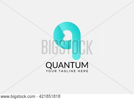 Abstract Q Letter Quantum Modern Logo Design