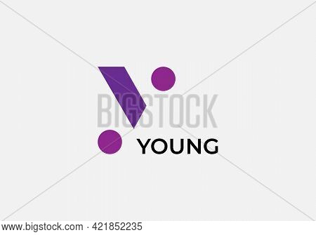 Abstract Y Letter Modern Minimalist Logo Design