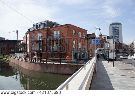 Apartments By The River In Maidenhead, Berkshire In The Uk, Taken 30th March 2021